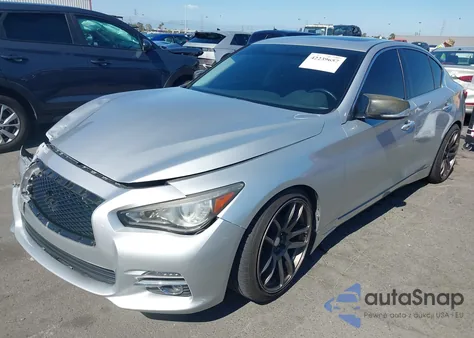 2014 Infiniti Q50 Premium z USA, uszkodzony, nr VIN JN1BV7APXEM687604